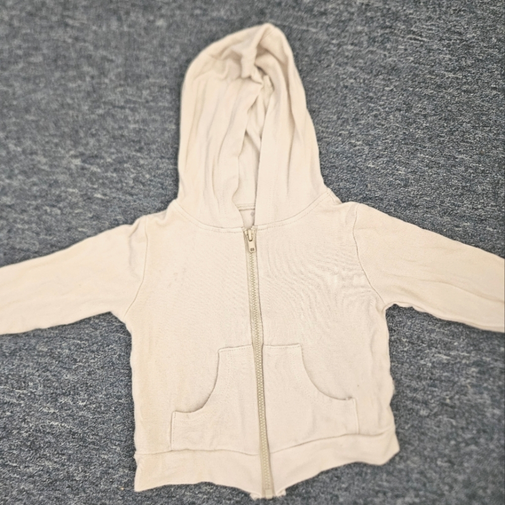 Kyte baby bamboo jersey 6-12m zipper hoodie color OAT